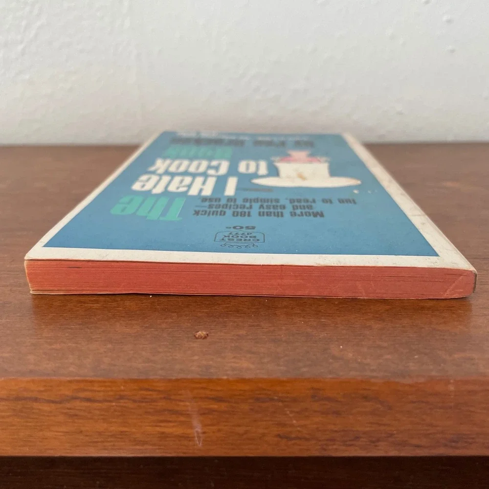 1960 The I Hate to Cook Book by Peg Bracken HC DJ Illustrated by Hilary Knight